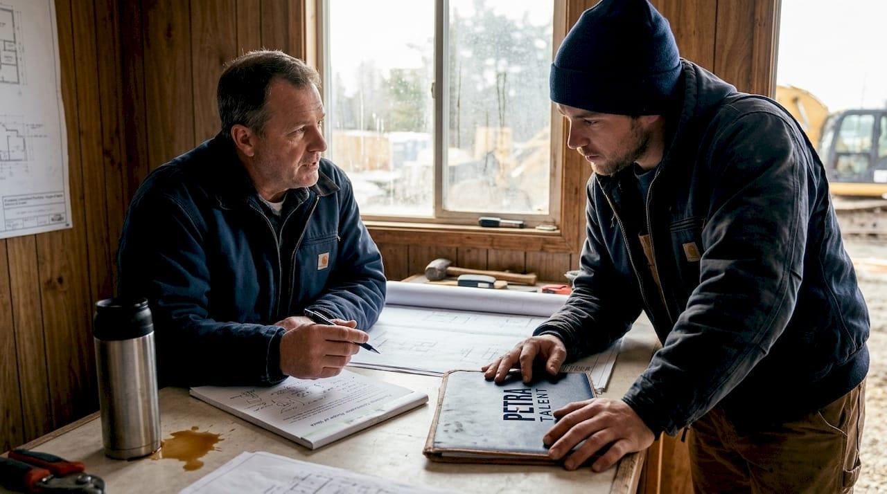 Plumbing contractor interviews leadership candidate