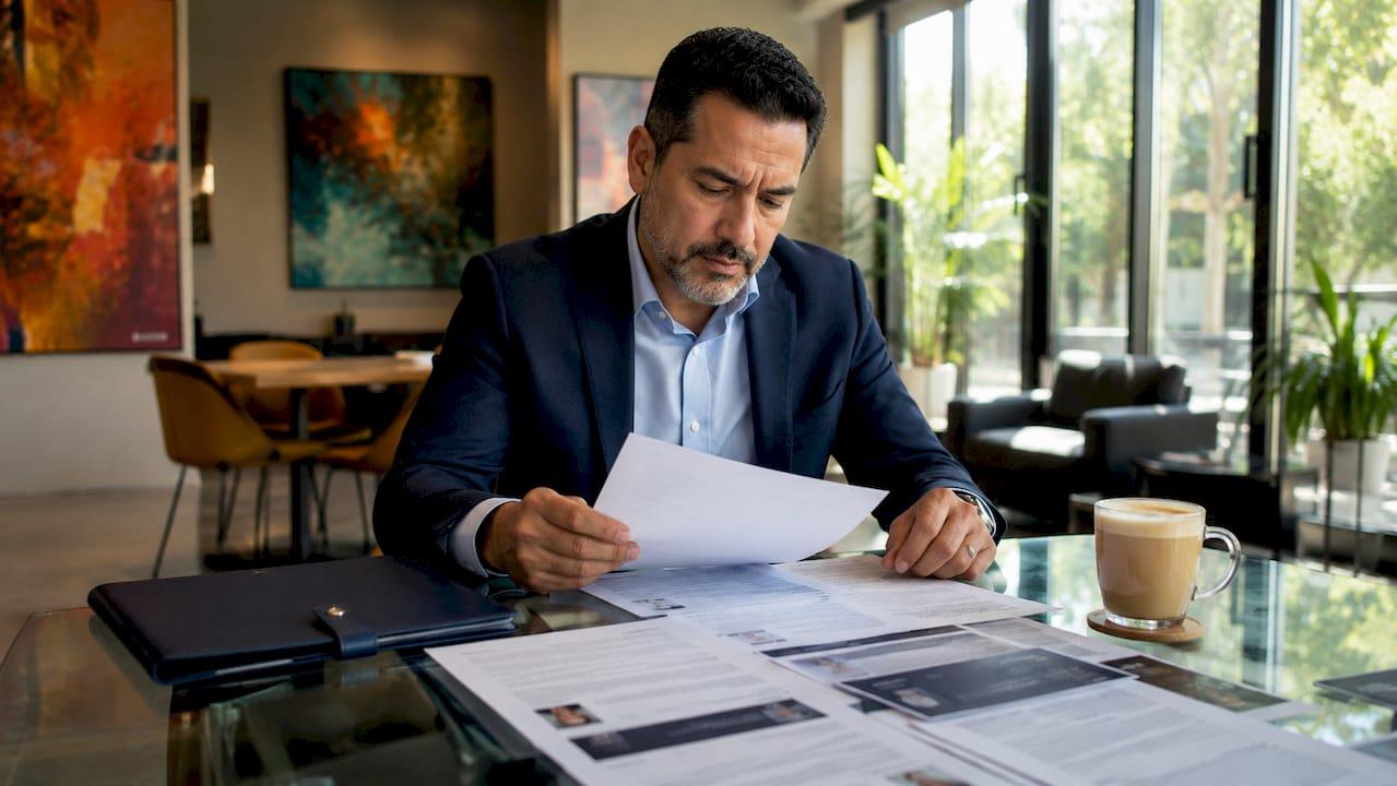 Subcontractor owner reviewing leadership hires