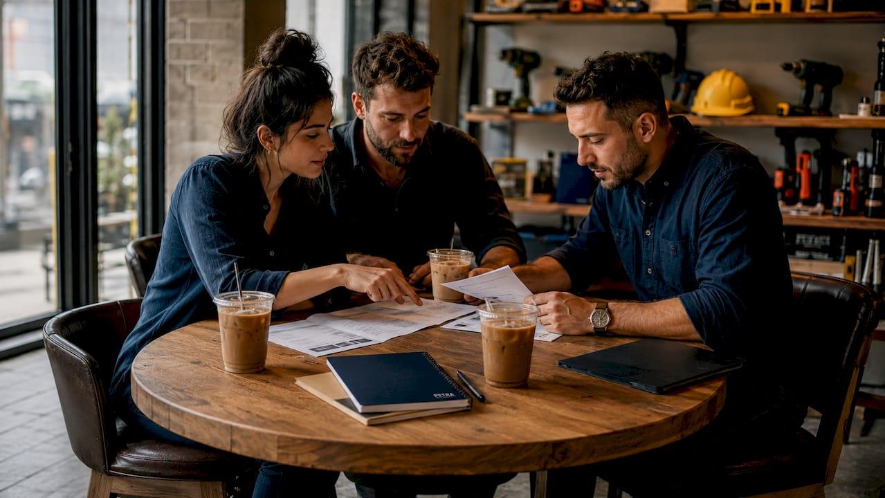 Team reviewing mechanical trade recruitment resumes